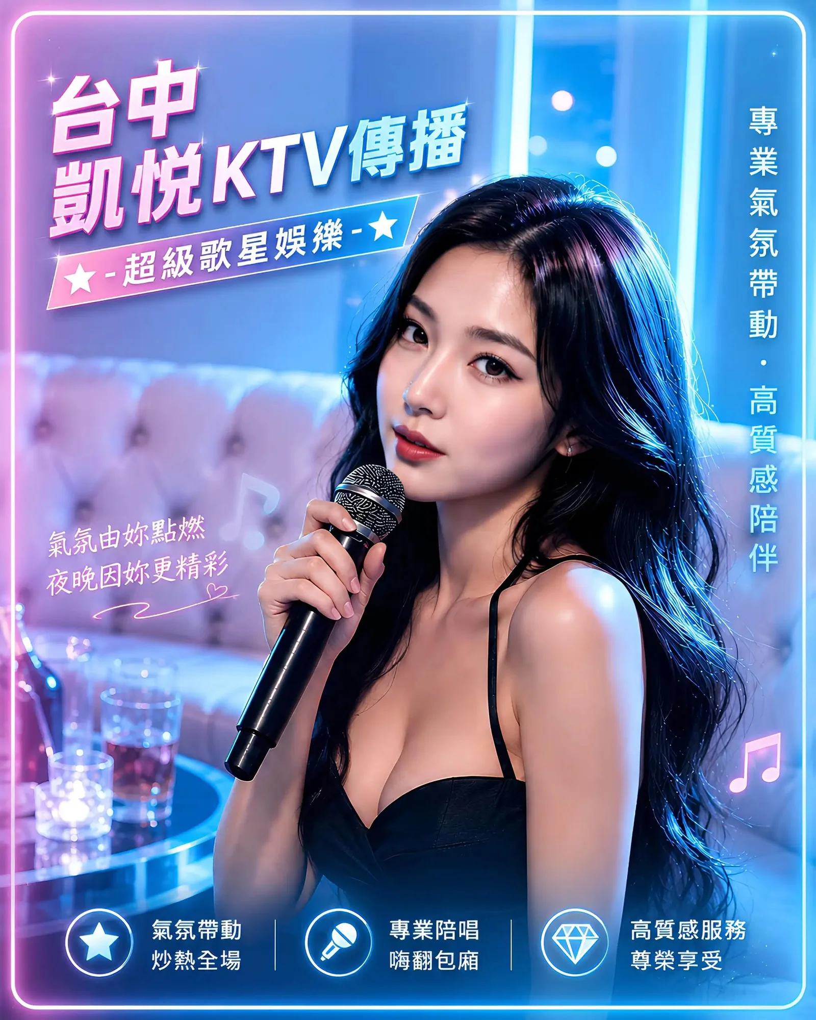 台中凱悅KTV傳播 超級歌星娛樂
